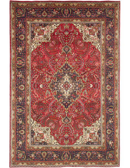 Tabriz 200x300 Cm Tabriz, Persia, Lana Cardata A Mano