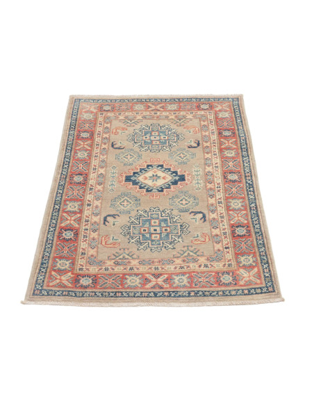 Tappeto Kazak Afghanistan marrone beige 82x116