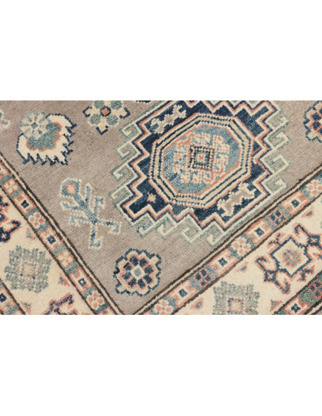 Tappeto Kazak Afghanistan azzurro marrone 83x125