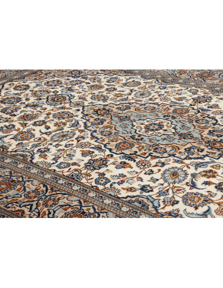 Kashan 200x303 Cm Kashan Persia Hand-carded Wool warp: