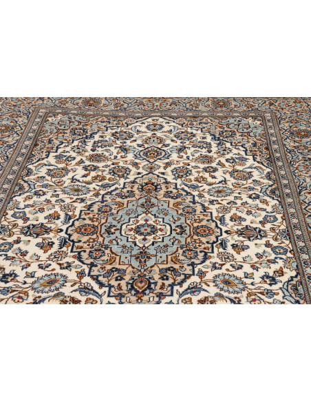 Kashan 200x303 Cm Kashan Persia Hand-carded Wool warp: