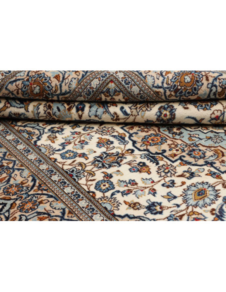 Kashan 200x303 Cm Kashan Persia Hand-carded Wool warp: