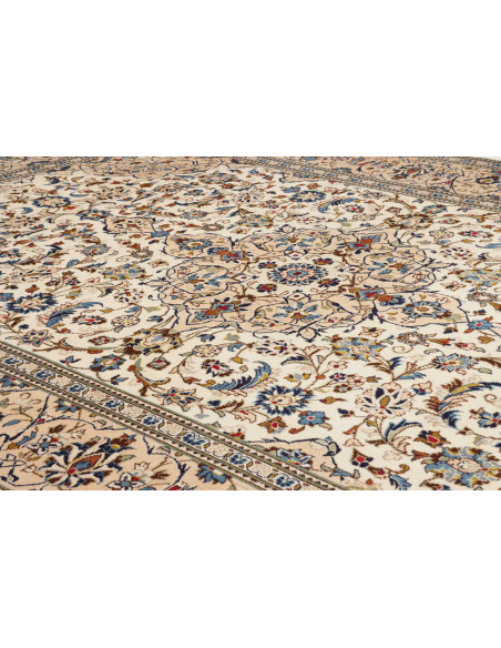 Kashan 243x353 Cm Kashan, Persia, Hand-carded Wool warp: