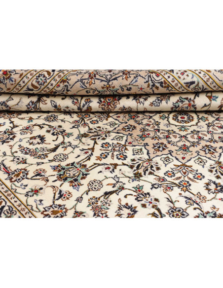 Kashan 246x335 Cm Kashan, Persia, Lana Cardata A Mano,