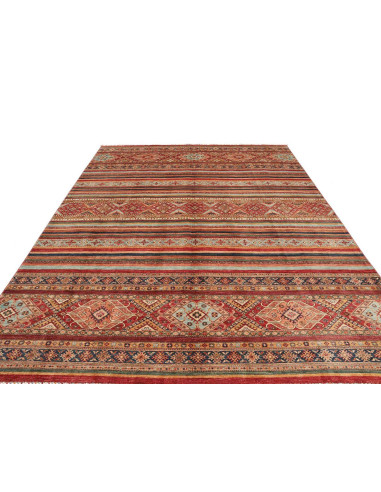 Tappeto Samarkand Pakistan 250x344 Rosso Blu