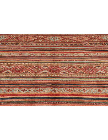 Tappeto Samarkand Pakistan 250x344 Rosso Blu