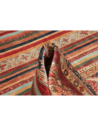 Rug Samarkand Pakistan 250x344 Red Blue