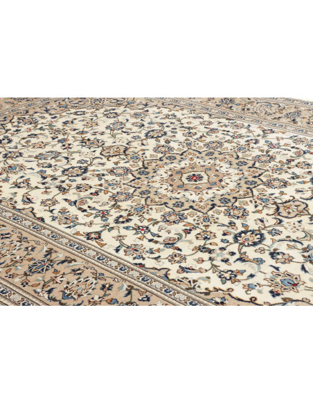 Kashan 198x306 Cm Kashan, Persia, Lana Cardata A Mano,