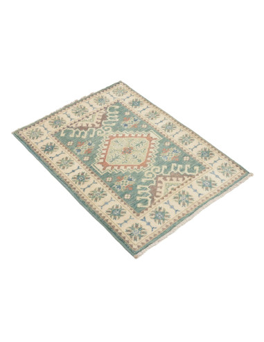 Rug Kazak Afghanistan beige white 61x90