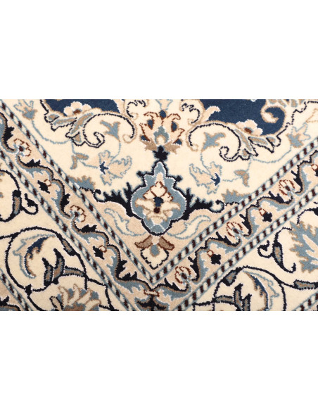 Tappeto Nain Kashmar Persia 153x207 Blu Profond