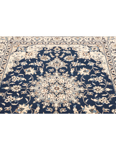 Tappeto Nain Kashmar Persia 153x207 Blu Profond