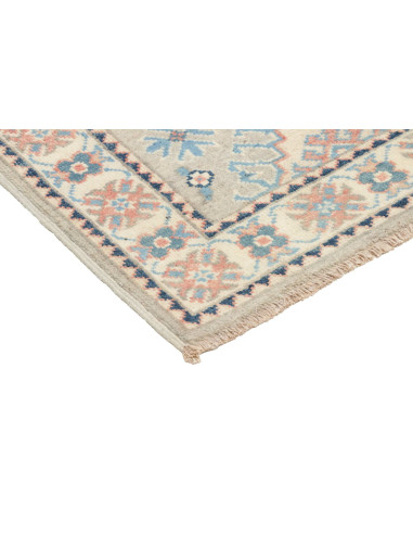 Rug Kazak Afghanistan beige grey 61x90