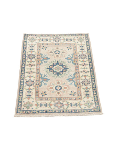 Tappeto Kazak Afghanistan beige grigio 60x85