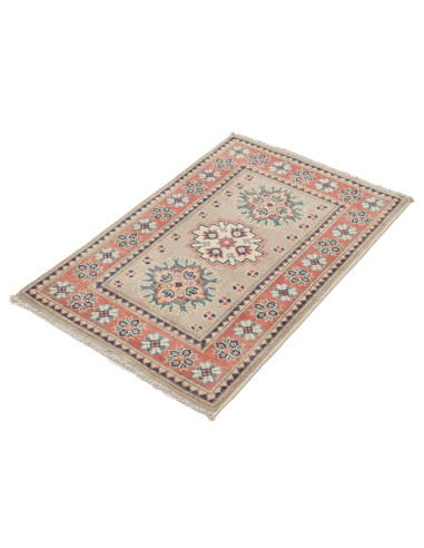 Rug Kazak Afghanistan maroon red 64x90