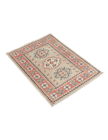 Tappeto Kazak Afghanistan marrone rosso 64x90