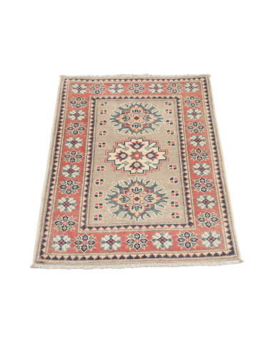 Tappeto Kazak Afghanistan marrone rosso 64x90
