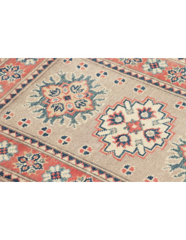 Rug Kazak Afghanistan maroon red 64x90