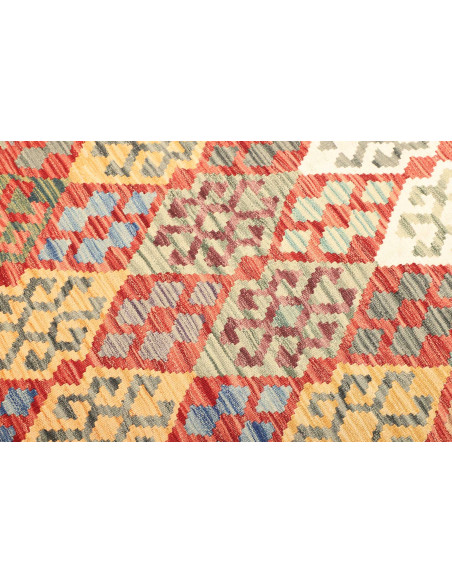 Kilim 150x195 Cm Kilim Afghanistan, Hand-carded Wool cotton
