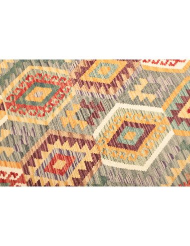 Kilim 158x198 Cm Kilim Afghanistan, Lana Cardata A Mano