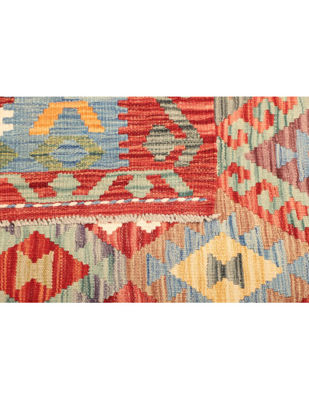 Kilim 158x198 Cm Kilim, Afghanistan, Hand-carded Wool,