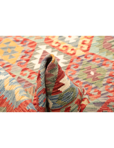 Kilim 158x198 Cm Kilim, Afghanistan, Hand-carded Wool,
