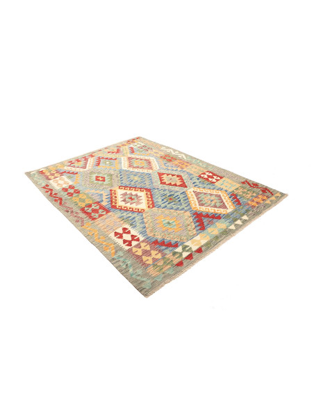 Kilim 155x195 Cm Kilim, Afghanistan, Lana Cardata A Mano