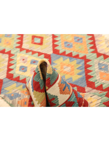 Kilim 158x194 Cm Kilim, Afghanistan, Lana Cardata A Mano