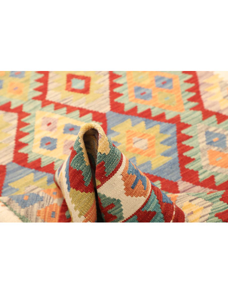 Kilim 158x194 Cm Kilim, Afghanistan, Lana Cardata A Mano