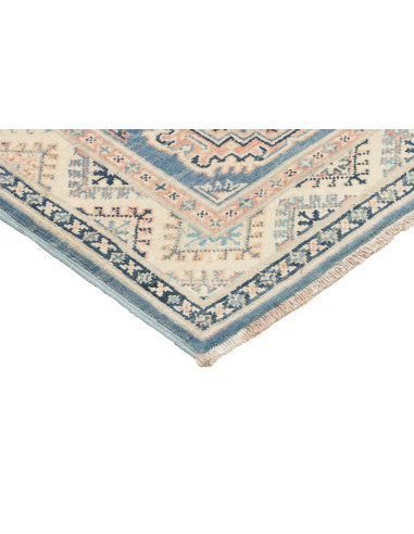 Rug Kazak Afghanistan beige grey 63x92