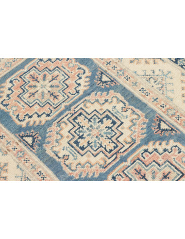 Rug Kazak Afghanistan beige grey 63x92