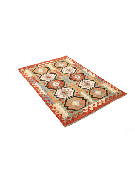 Kilim 99x147 Cm Kilim, Afghanistan, Hand-carded Wool