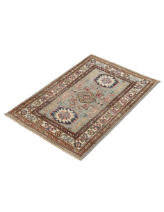 Tappeto Kazak Fine Pakistan marrone azzurro 62x88 2
