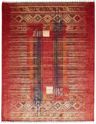 Tappeto Siva Pakistan 240x306 Rosso Blu