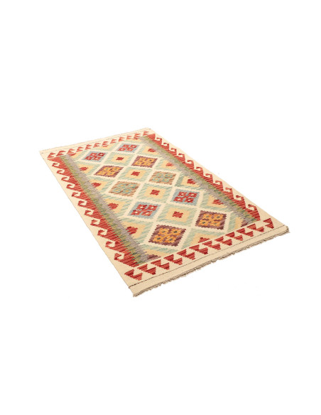 Kilim 99x155 Cm Kilim, Afghanistan, Lana Cardata A Mano