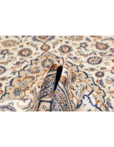 Kashan 202x303 Cm Kashan Persia Lana Cardata A Mano Cotone