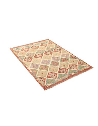Kilim 109x139 Cm Kilim Afghanistan Hand-carded Wool