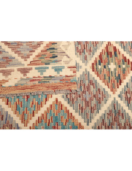 Kilim 98x144 Cm Kilim, Afghanistan, Hand-carded Wool warp: