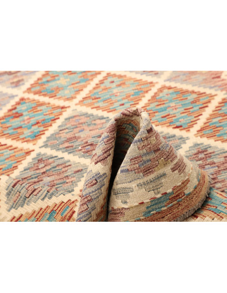 Kilim 98x144 Cm Kilim, Afghanistan, Hand-carded Wool warp: