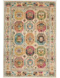 Rug Tribal Pakistan 146x213 Beige Multicolored