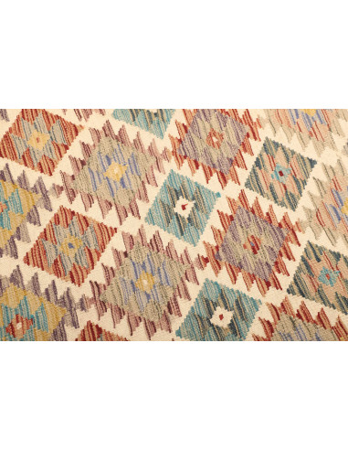 Kilim 105x152 Cm Afghan Kilim Hand-carded Wool Cotton Warp