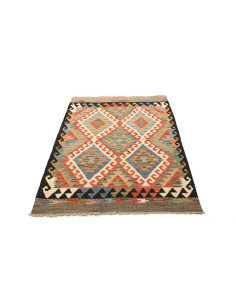 Kilim 103x158 Cm Kilim, Afghanistan, Hand-carded Wool warp: 2