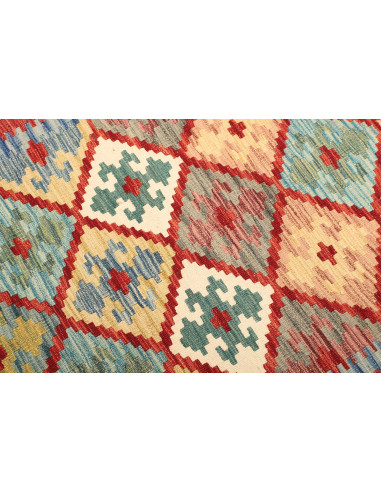 Kilim 102x146 Cm Kilim Afghanistan Hand-carded Wool warp: