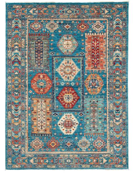 Tribal 122x166 Cm Tribal Pakistan Hand-carded Wool Cotton