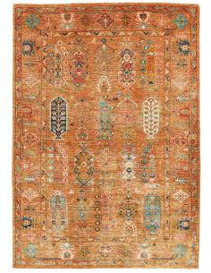 Rug Tribal Pakistan 126x178 Terracotta Rust Ora
