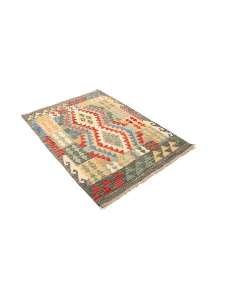 Kilim 111x148 Cm Kilim Afghanistan Lana Cardata A Mano