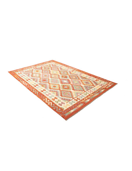 Kilim 165x243 Cm Kilim, Afghanistan, Hand-carded Wool warp: