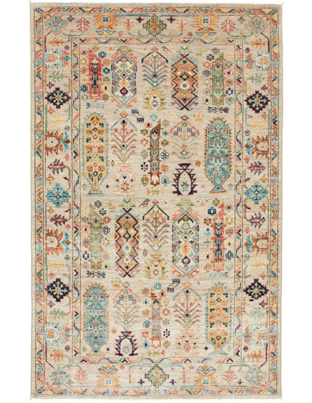 Tribal 120x193 Cm Tribal Pakistan Hand-carded Wool