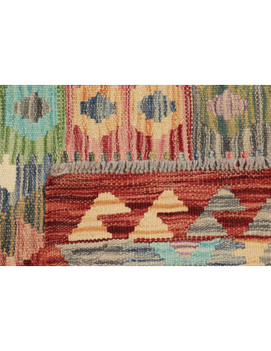 Rug Kilim Afghanistan maroon 102x149