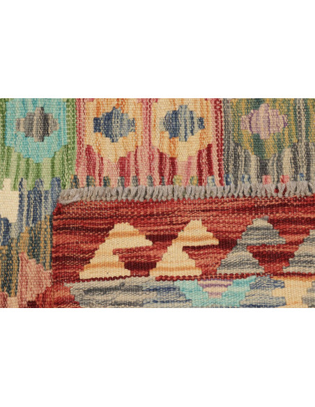 Rug Kilim Afghanistan maroon 102x149