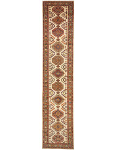 Kazak Fine 79x404 Cm Kazak Fine Pakistan Lana Cardata A Mano